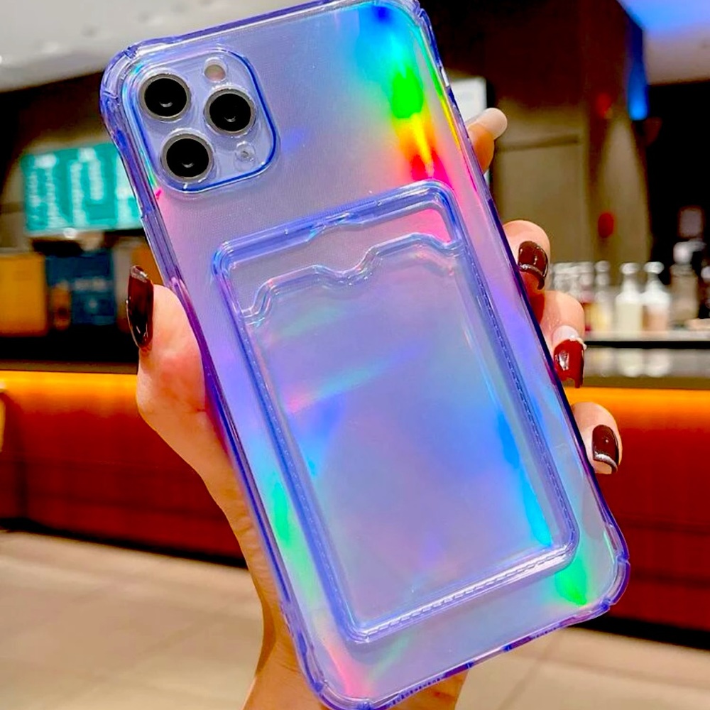 iPhone 13 Pro Max with laser paper card slot phone case